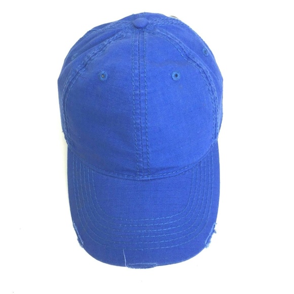 Adams Heavily Distressed Visor Buckle Strap Hat - Picture 1 of 8